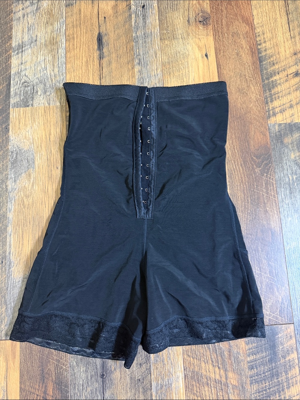 High-Waist Black Shaping Shorts